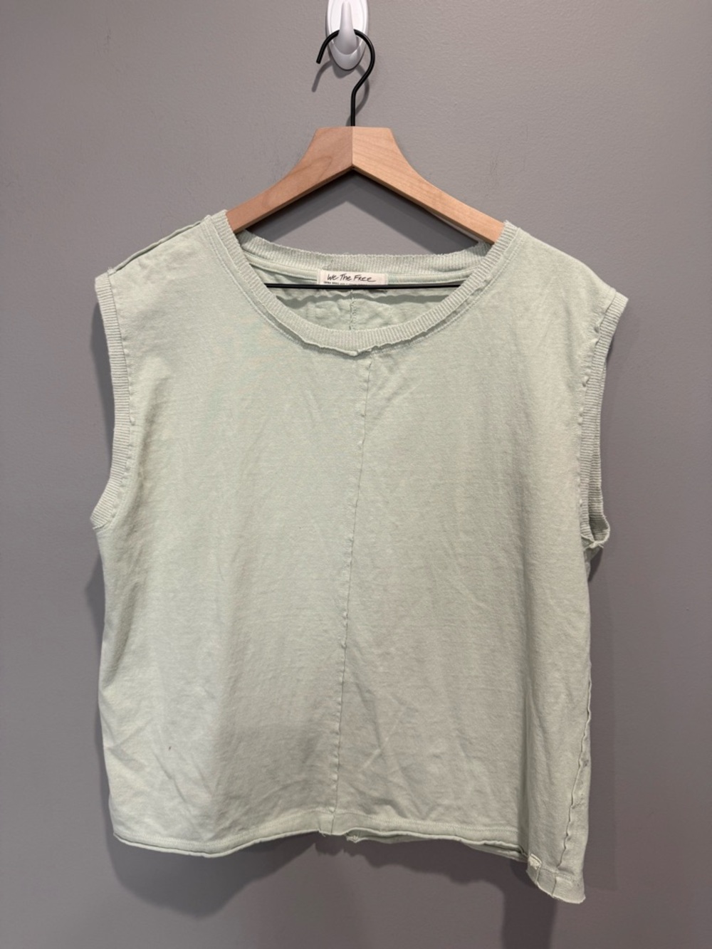 We The Free Mint Green Sleeveless Tank Top